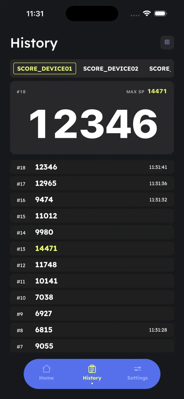 Spin Meter iPhone screenshot 4